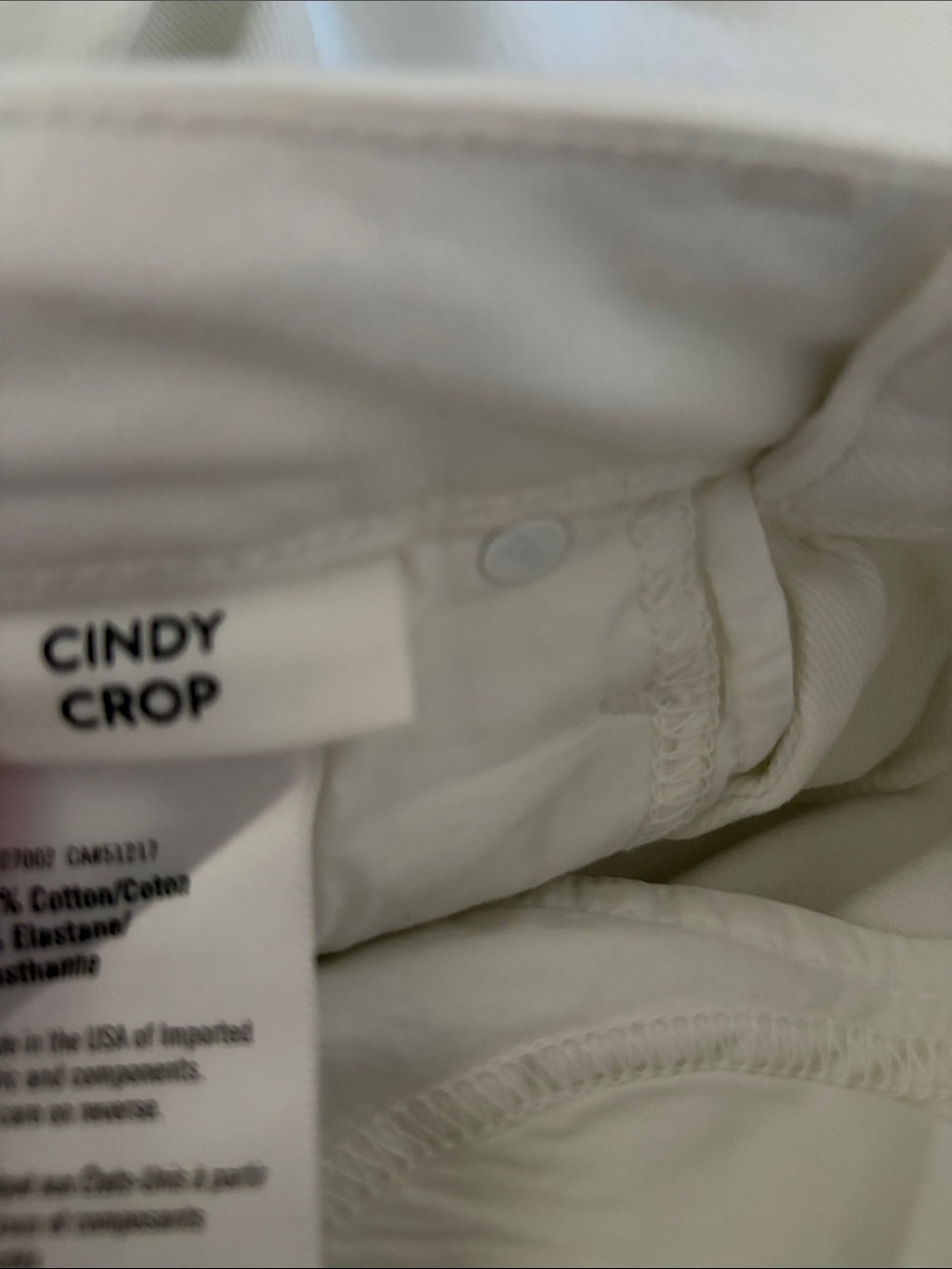 PAIGE Cindy Crop White Jean - Picture 7 of 7